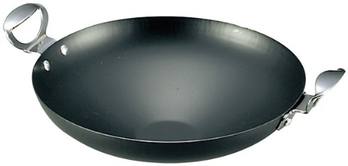黒皮鋼板 鉄中華鍋 27cm