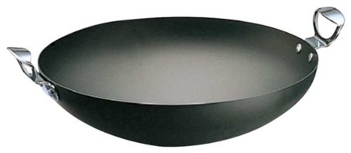 鉄製中華鍋60cm 黒皮鋼板